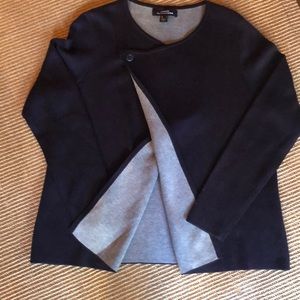 Navy/Gray stylish sweater cartigan
